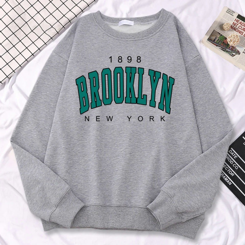 Autumn Kawaii Womens Sweatshirts 1898 Brooklyn