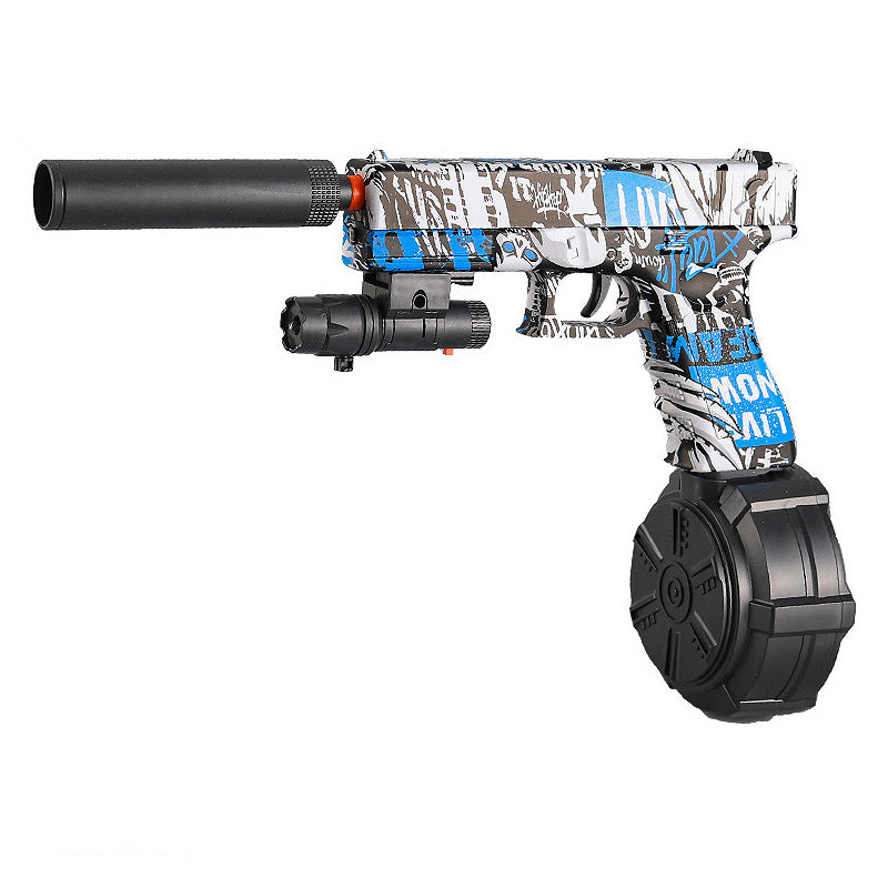 Toy Gun Electric Continuous Hair Crystal Boy Graffiti Gun