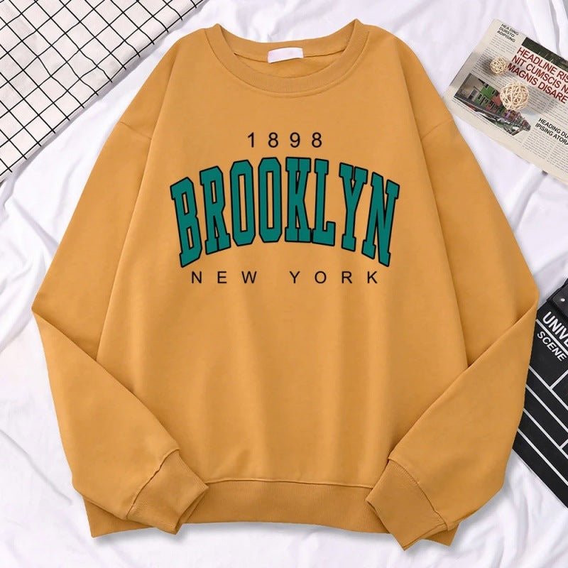 Autumn Kawaii Womens Sweatshirts 1898 Brooklyn