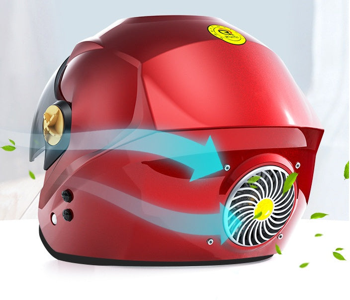 Bluetooth Locomotive Half Helmet Four Season Electric Car Motorcycle