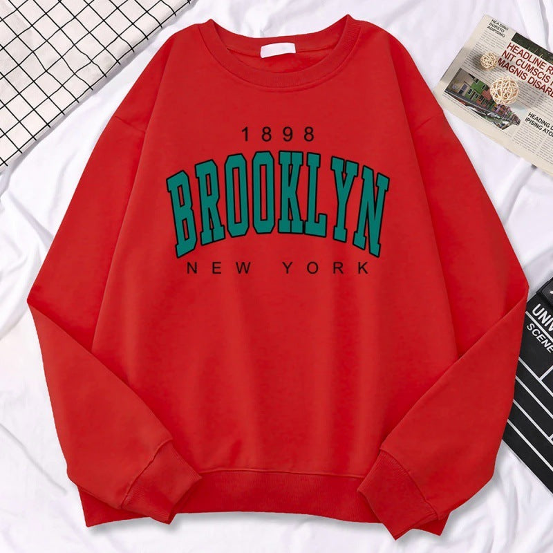 Autumn Kawaii Womens Sweatshirts 1898 Brooklyn