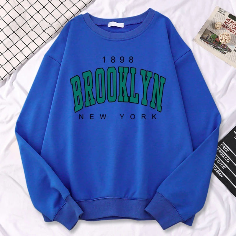 Autumn Kawaii Womens Sweatshirts 1898 Brooklyn