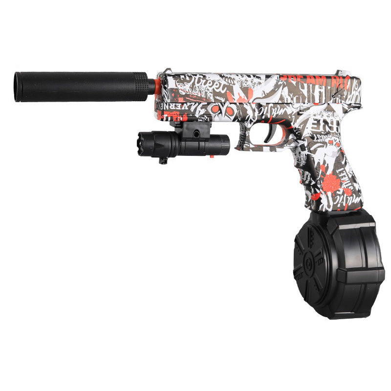 Toy Gun Electric Continuous Hair Crystal Boy Graffiti Gun